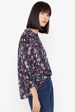 Cortefiel Camisas E Blusas-Blusa Em Tecido Plumeti