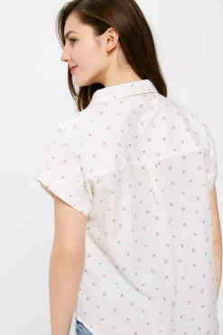 Springfield Camisas E Blusas-Blusa Estampada Algodao