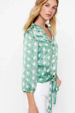 Cortefiel Camisas E Blusas-Blusa Estampado Sustentavel