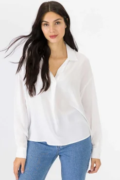 Tiffosi Camisas E Blusas-Blusa Fluida Clara