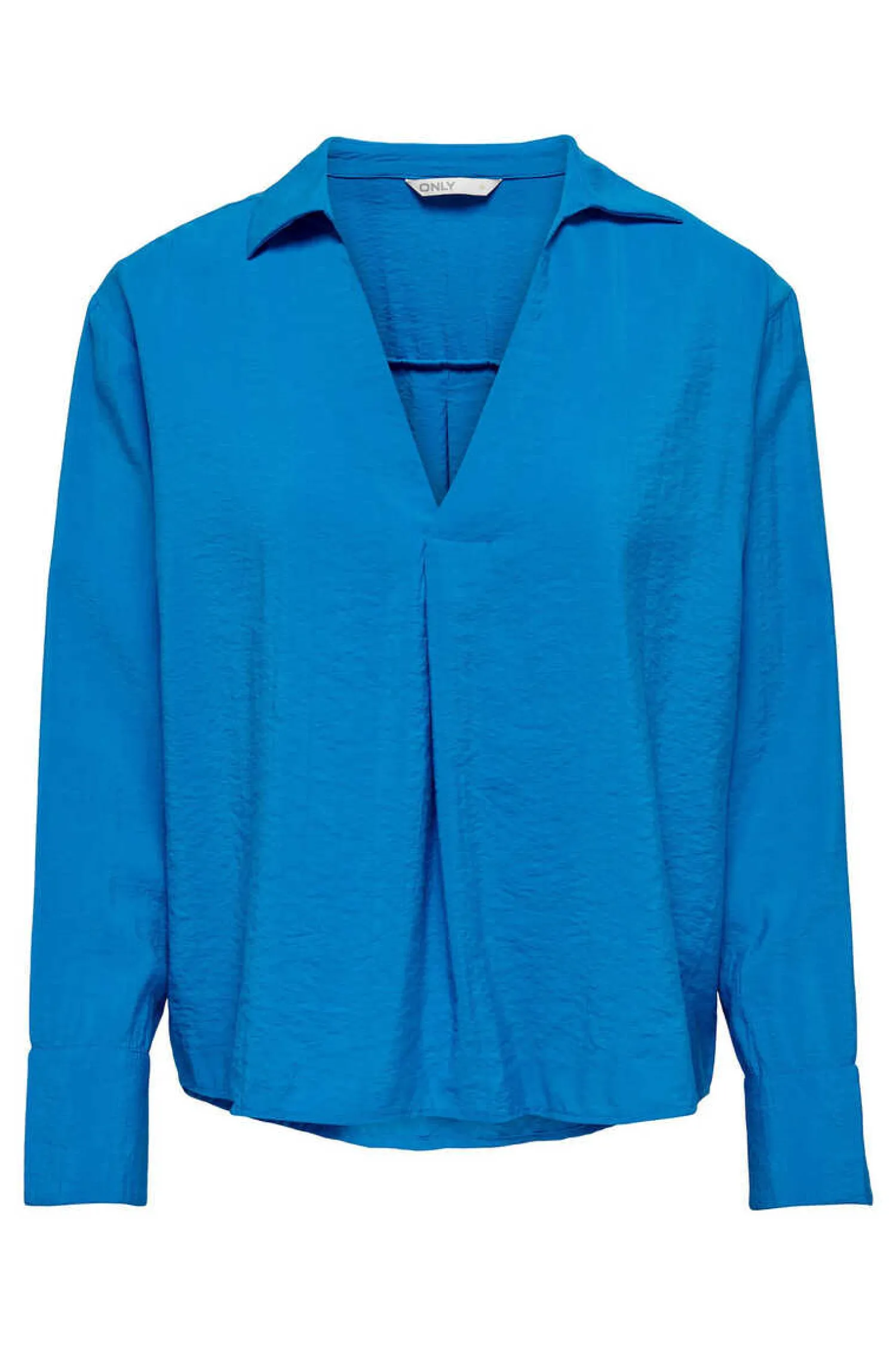 Only Camisas E Blusas-Blusa Fluida Gola Em Bico