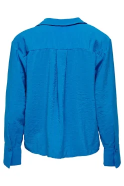 Only Camisas E Blusas-Blusa Fluida Gola Em Bico