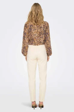 Only Camisas E Blusas-Blusa Franzida Ajustavel