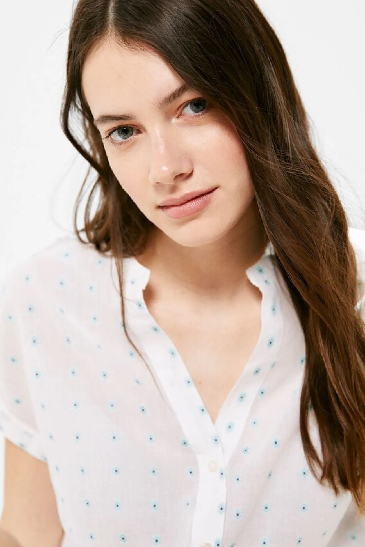 Springfield Camisas E Blusas-Blusa Gola Mao Algodao