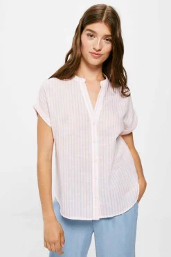 Springfield Camisas E Blusas-Blusa Gola Mao Algodao