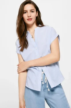 Springfield Camisas E Blusas-Blusa Gola Mao Algodao