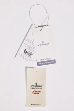 Springfield Camisas E Blusas-Blusa Linho Algodao Gola Mao