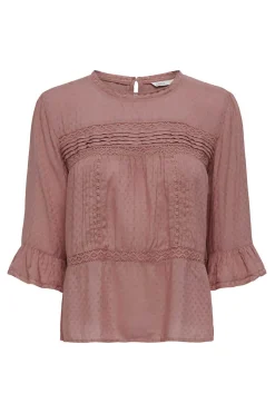 Only Camisas E Blusas-Blusa Manga 3/4 Gola Redonda