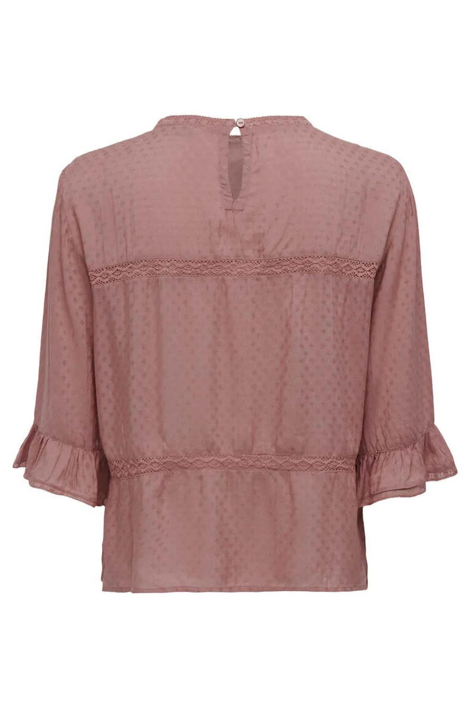 Only Camisas E Blusas-Blusa Manga 3/4 Gola Redonda