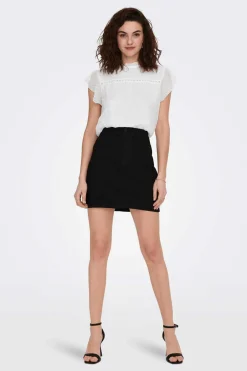 Only Camisas E Blusas-Blusa Manga Curta Plumetti