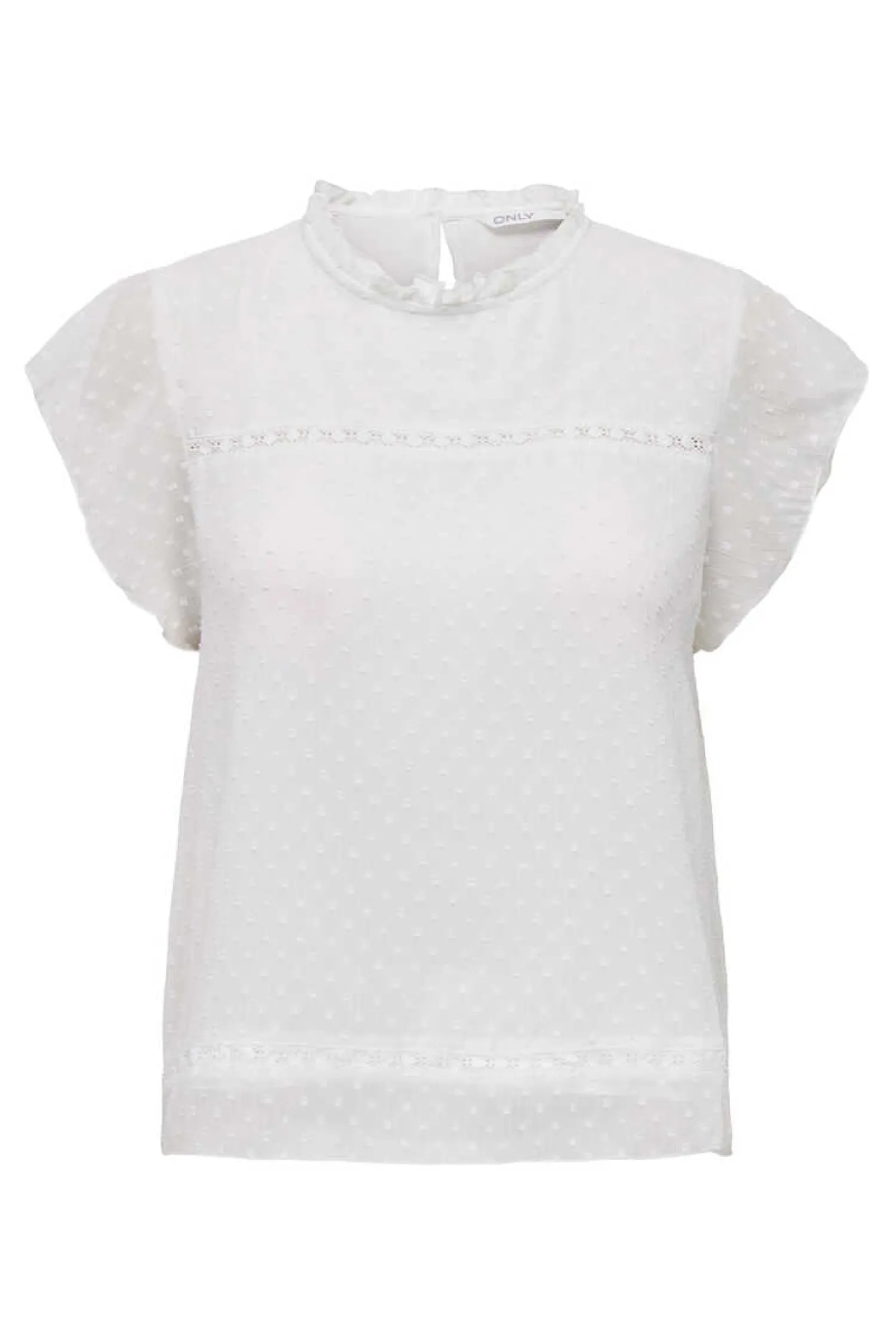 Only Camisas E Blusas-Blusa Manga Curta Plumetti