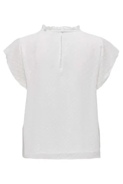 Only Camisas E Blusas-Blusa Manga Curta Plumetti