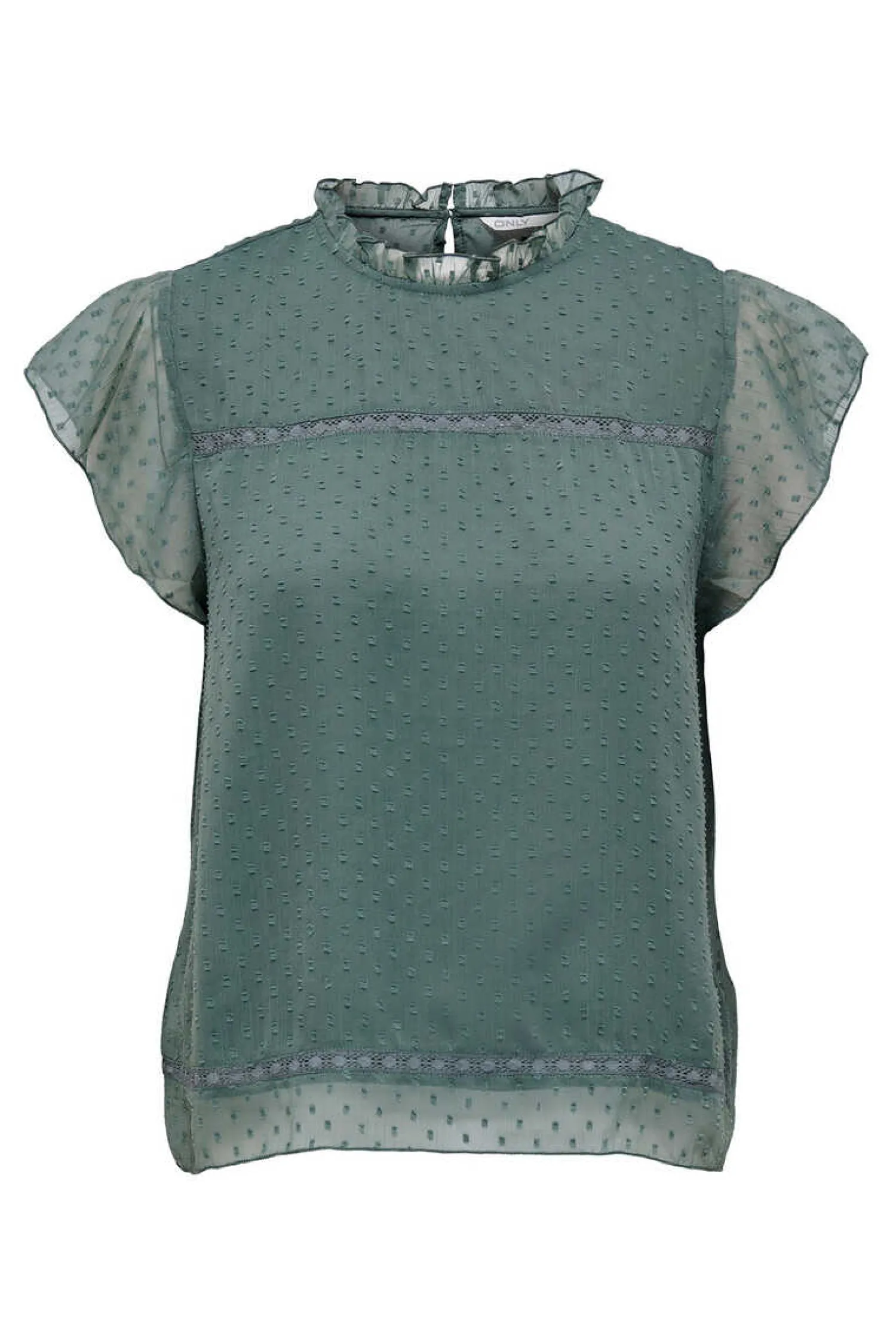 Only Camisas E Blusas-Blusa Manga Curta Plumetti