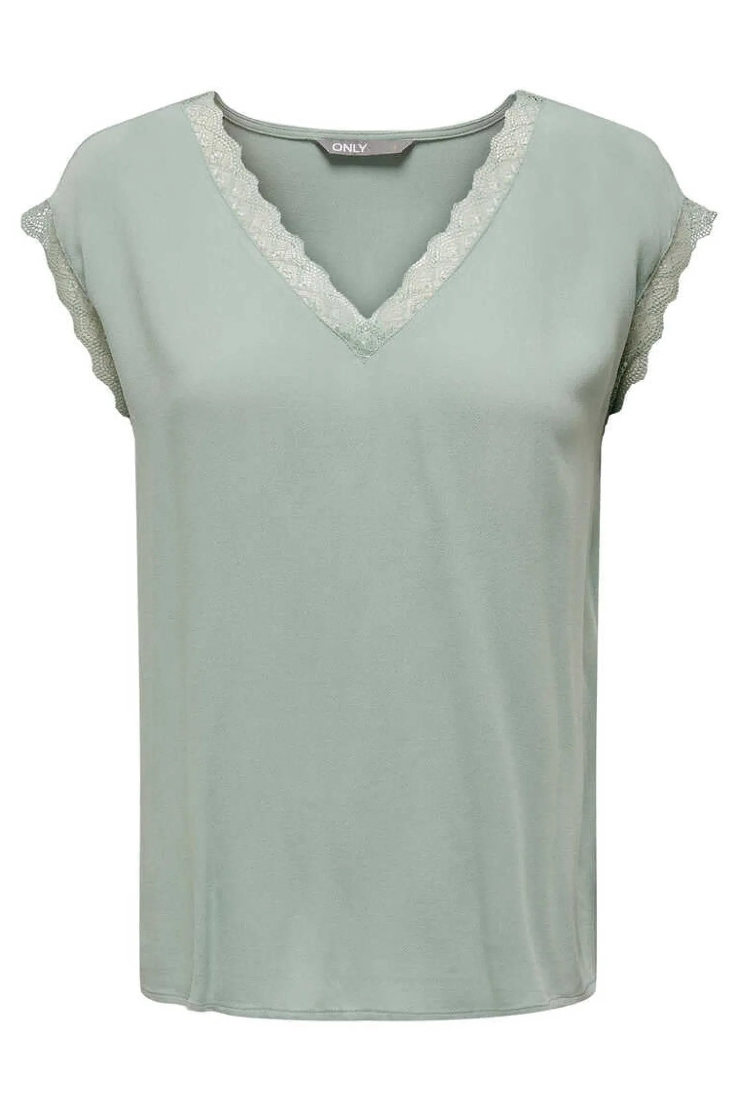 Only Camisas E Blusas-Blusa Manga Curta Renda