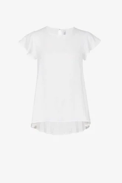Tiffosi Camisas E Blusas-Blusa Plissada Nas Costas