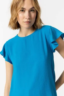 Tiffosi Camisas E Blusas-Blusa Plissada Nas Costas