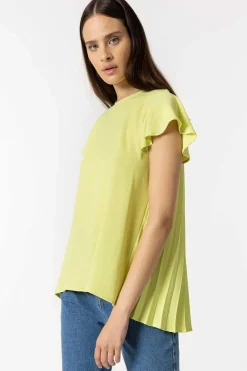 Tiffosi Camisas E Blusas-Blusa Plissada Nas Costas