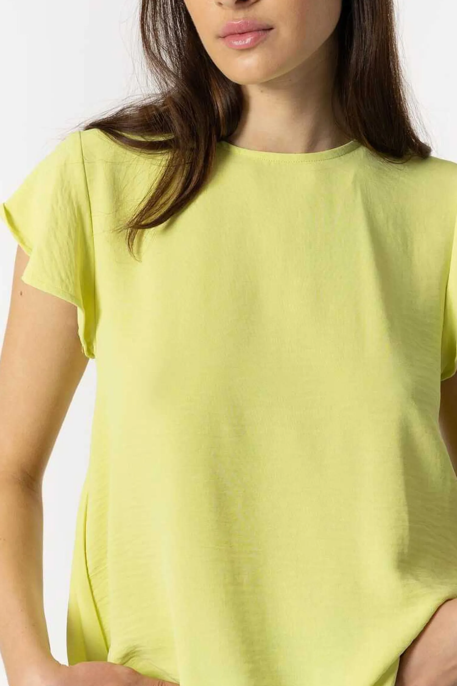 Tiffosi Camisas E Blusas-Blusa Plissada Nas Costas