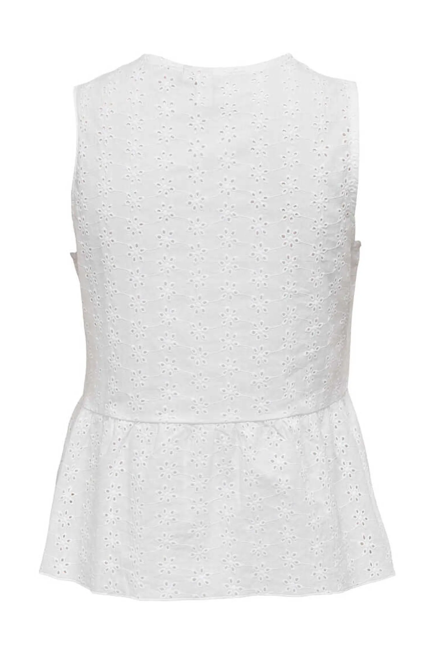 Only Camisas E Blusas-Blusa Sem Mangas Decote Em Bico