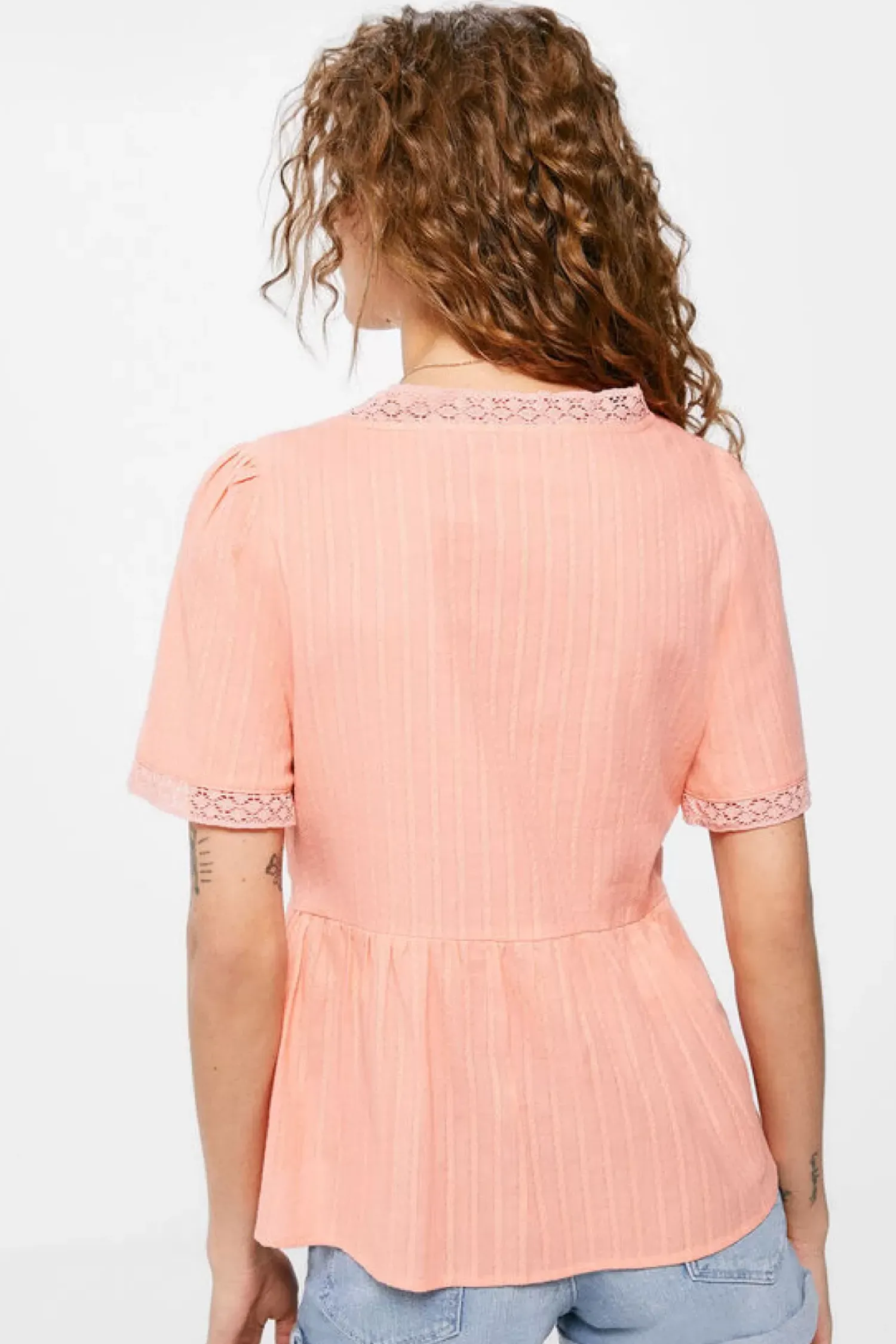 Springfield Camisas E Blusas-Blusa Volume Laco