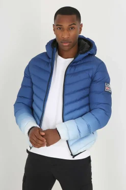 Brave Soul Blusao Acolchoado Com Capuz Azul Sale