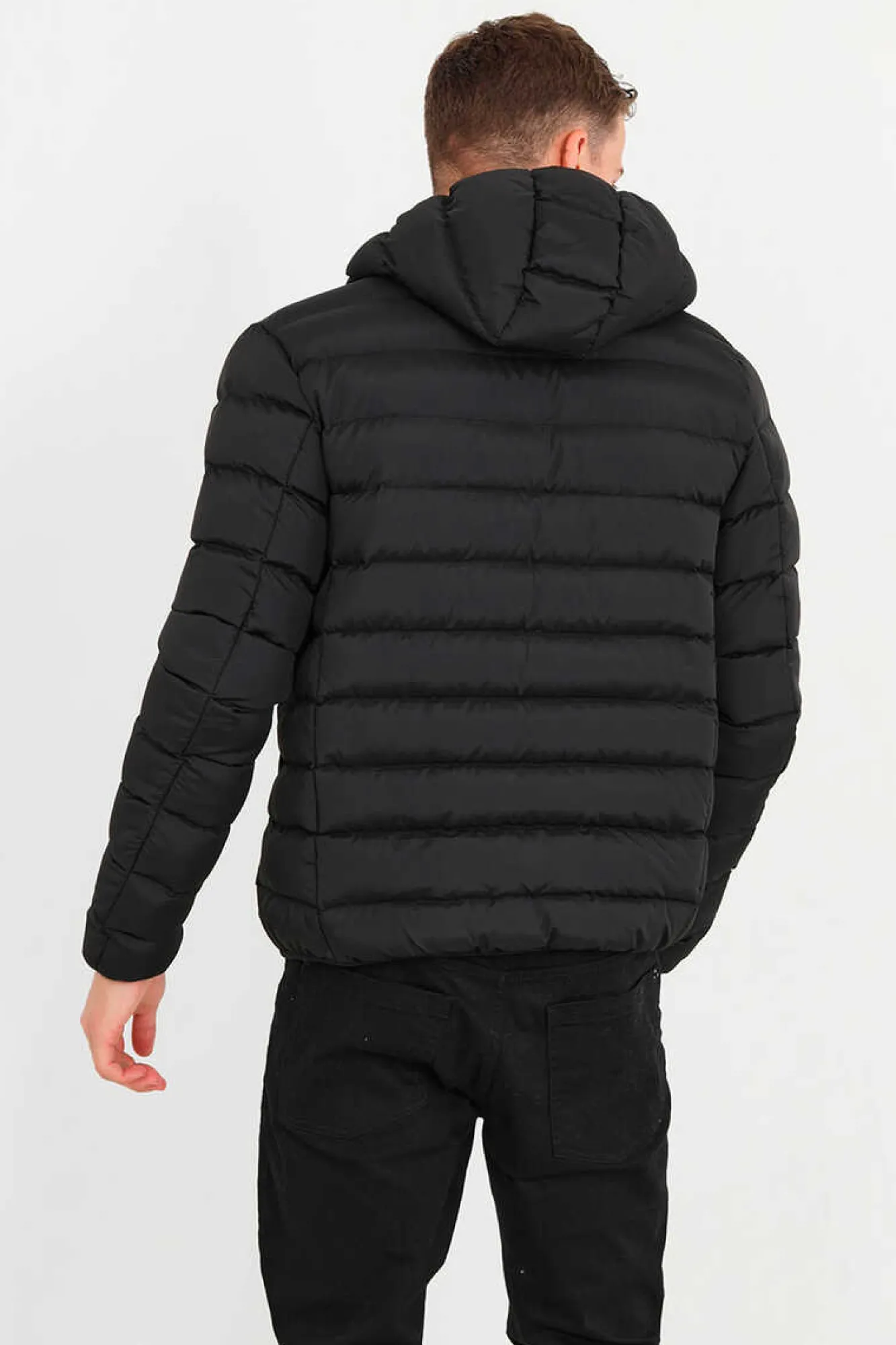 Brave Soul Blusao Acolchoado Com Capuz Preto Sale