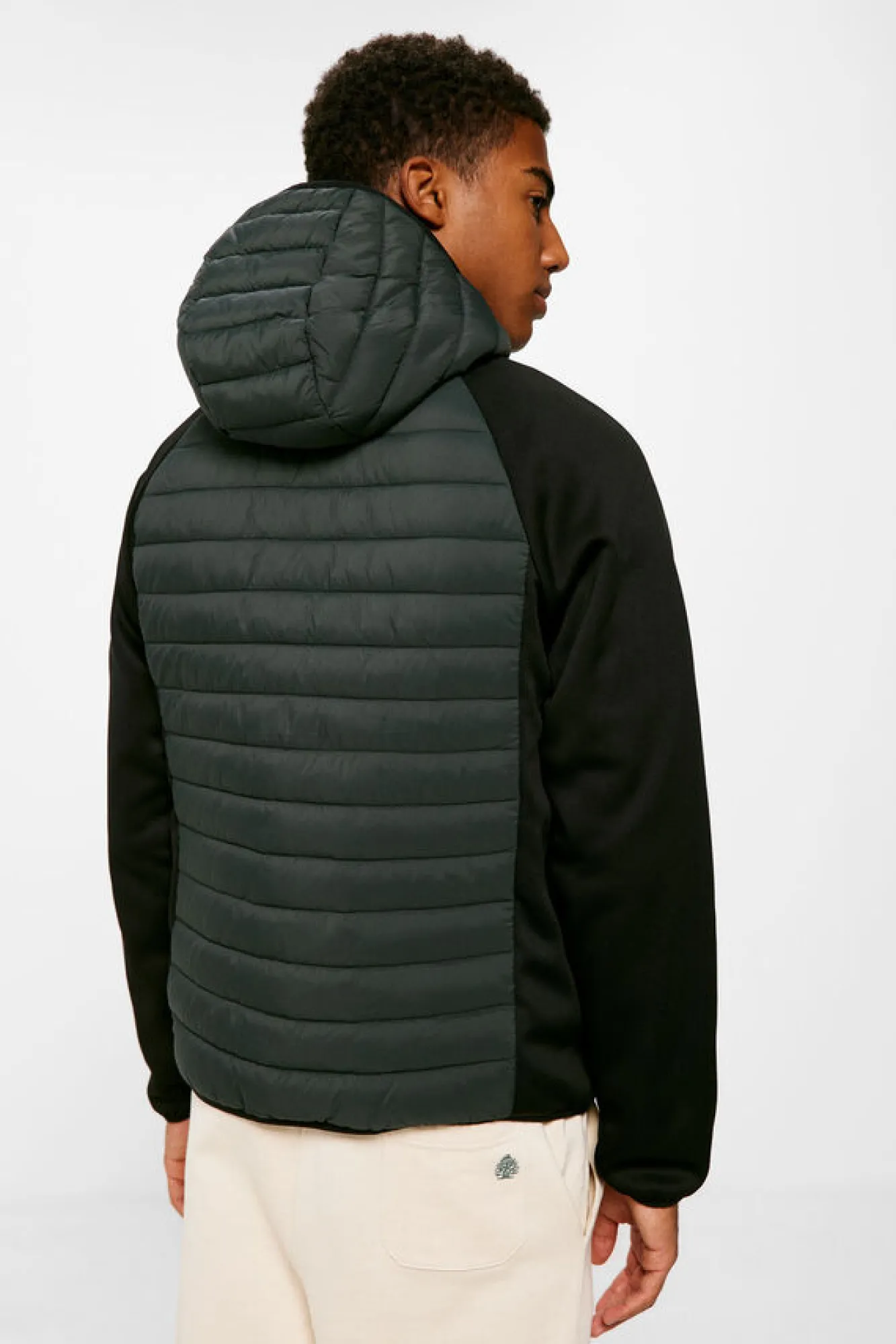 Springfield Blusao Acolchoado Combinado Capuz Violeta Best