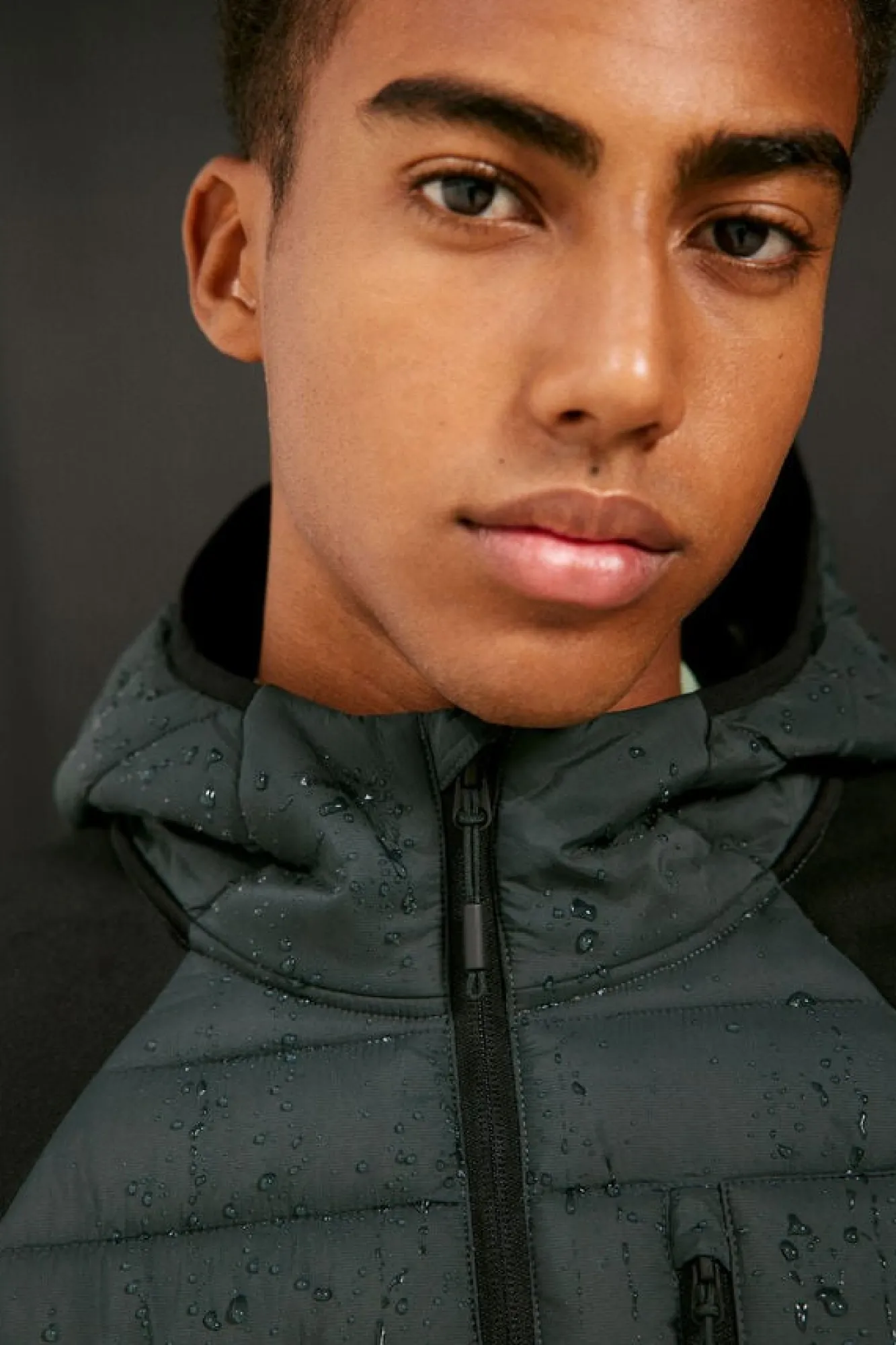 Springfield Blusao Acolchoado Combinado Capuz Violeta Best