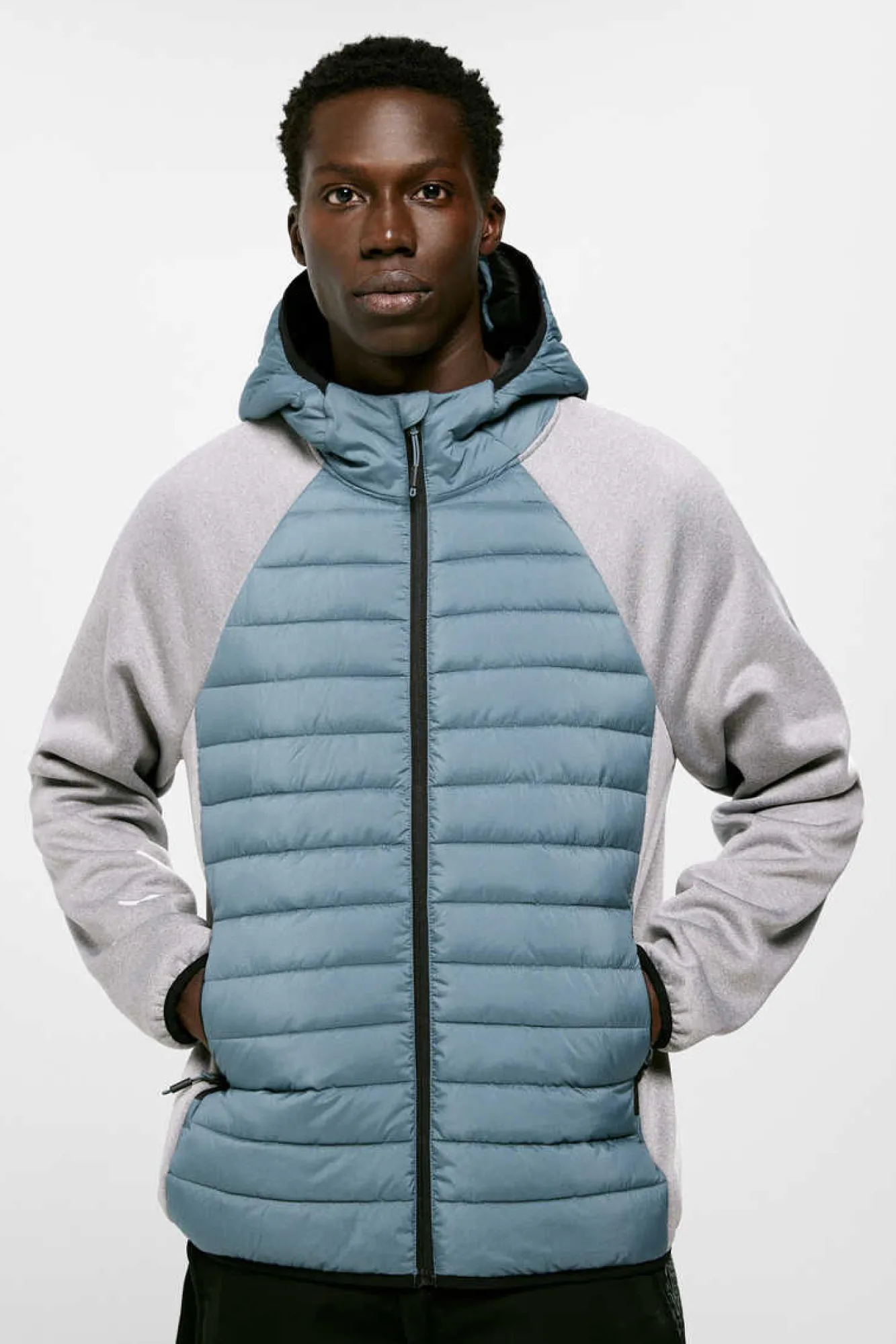 Springfield Blusao Acolchoado Combinado Capuz Acqua Sale