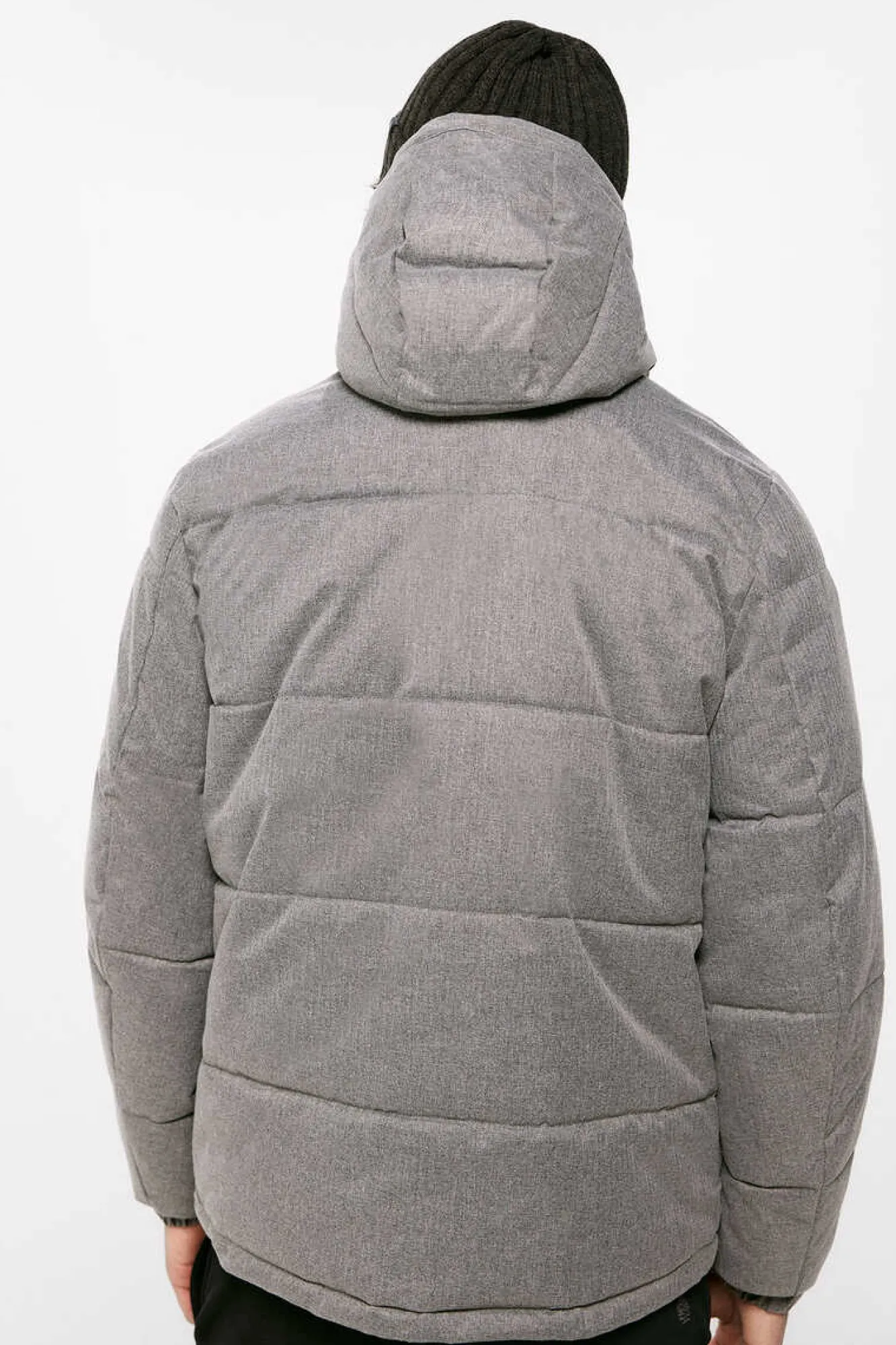 Springfield Blusao Acolchoado Textura Cinza