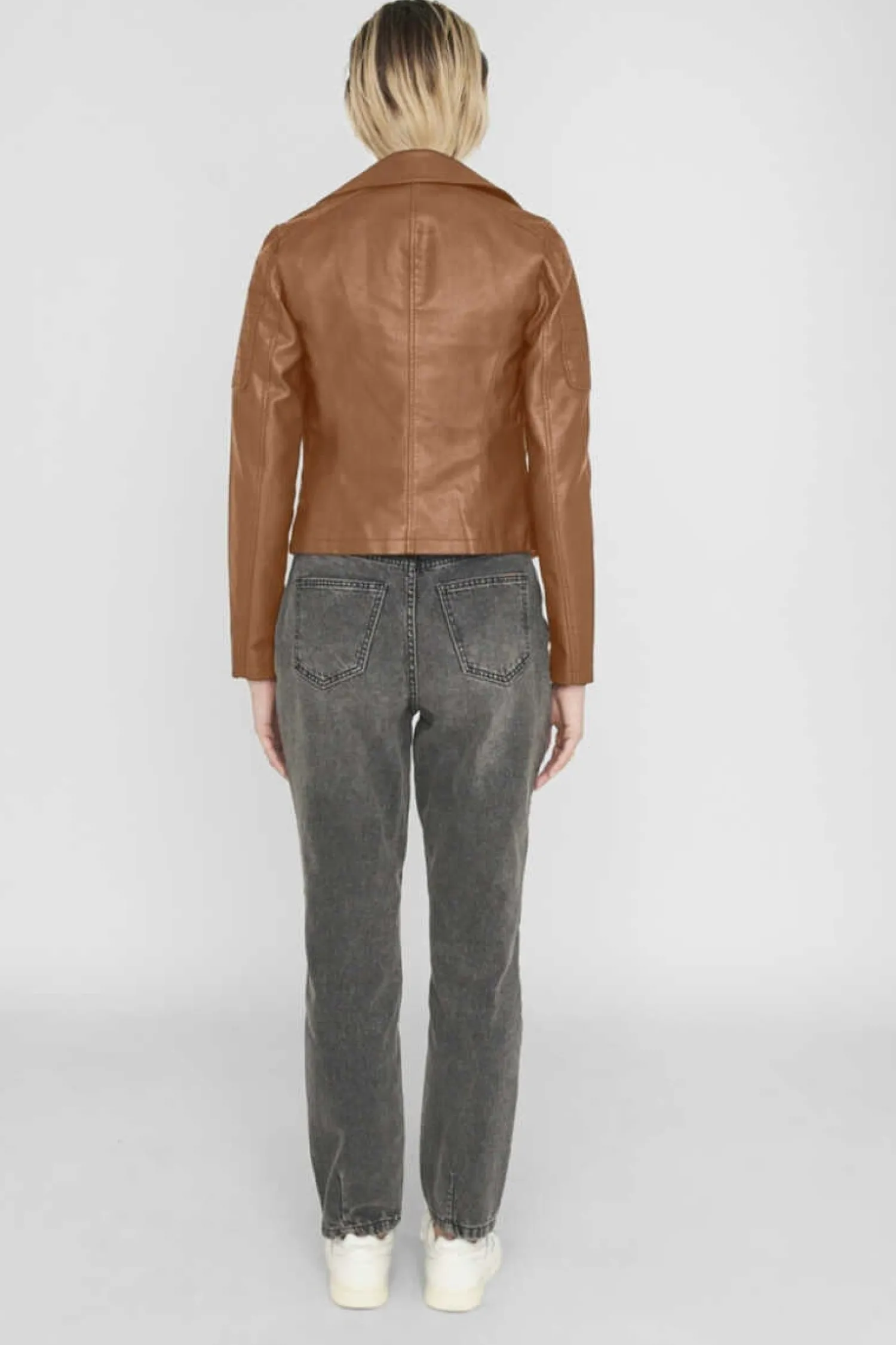 Noisy May Blusoes E Casacos-Blusao Biker Polipele