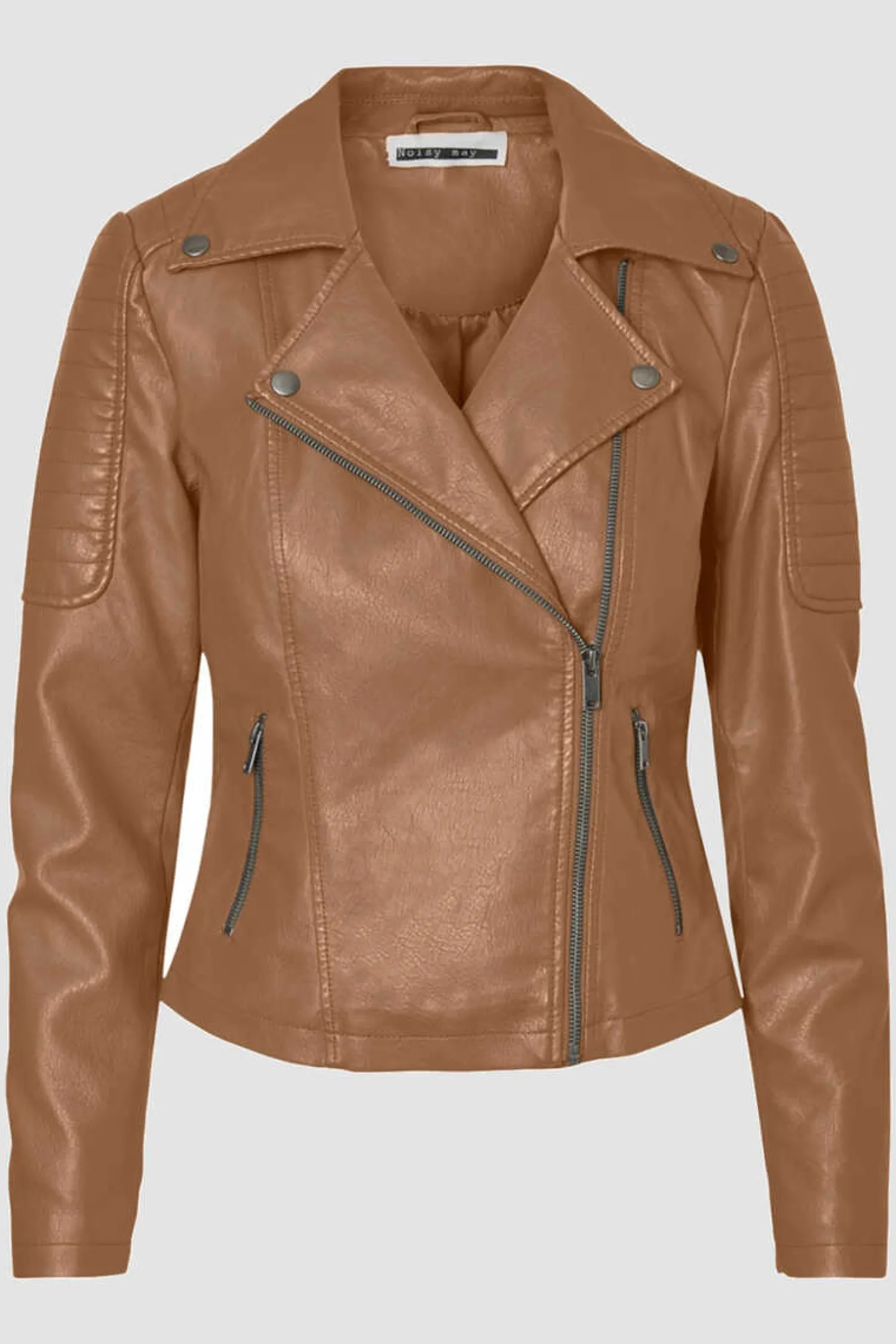 Noisy May Blusoes E Casacos-Blusao Biker Polipele