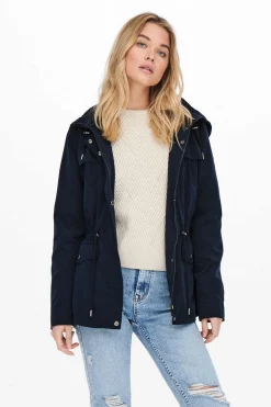 Only Blusoes E Casacos-Blusao Bolsos Com Capuz