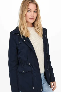 Only Blusoes E Casacos-Blusao Bolsos Com Capuz