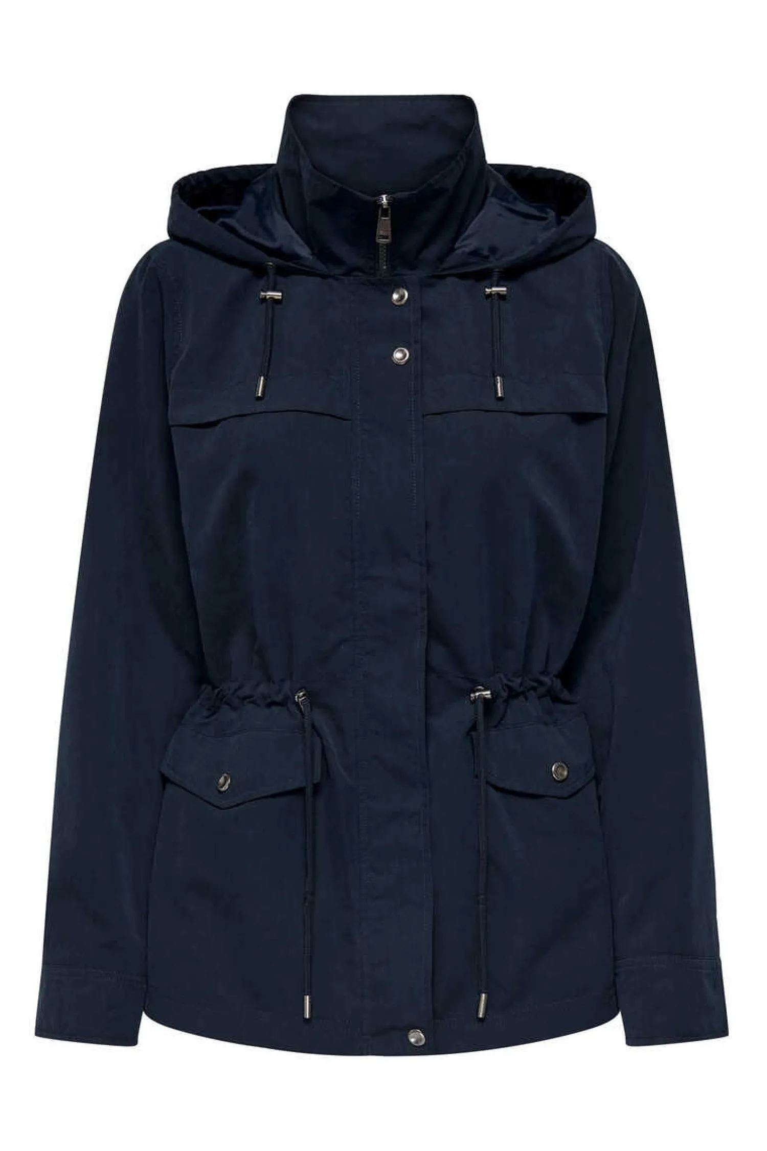 Only Blusoes E Casacos-Blusao Bolsos Com Capuz