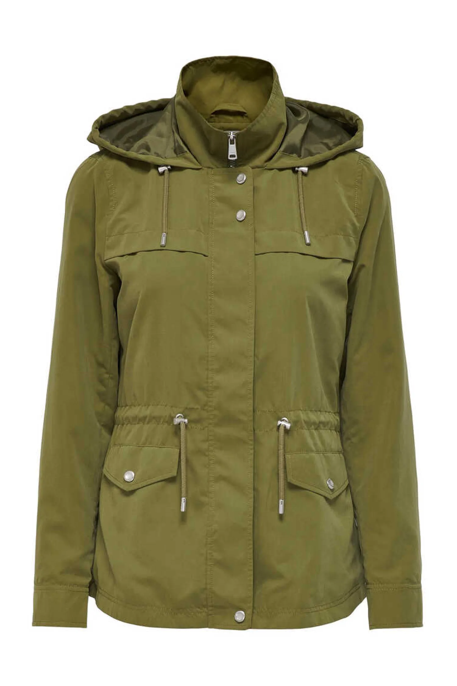 Only Blusoes E Casacos-Blusao Bolsos Com Capuz