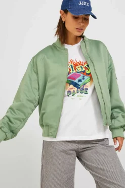 Jack & Jones Blusoes E Casacos-Blusao Bomber Acetinado