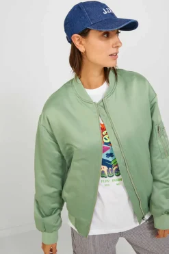 Jack & Jones Blusoes E Casacos-Blusao Bomber Acetinado