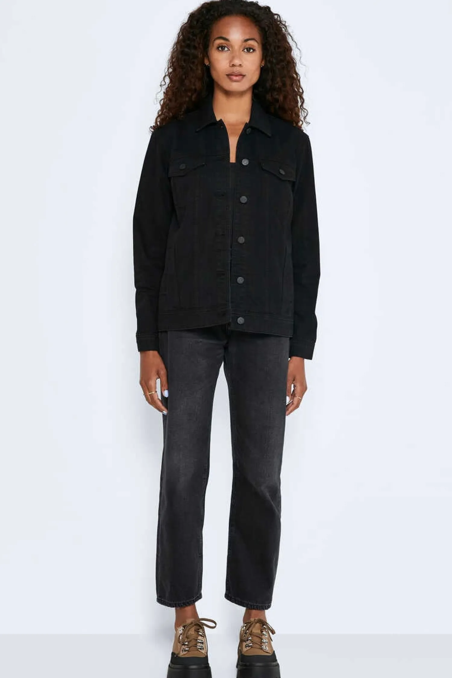 Noisy May Blusoes E Casacos-Blusao De Ganga Oversize