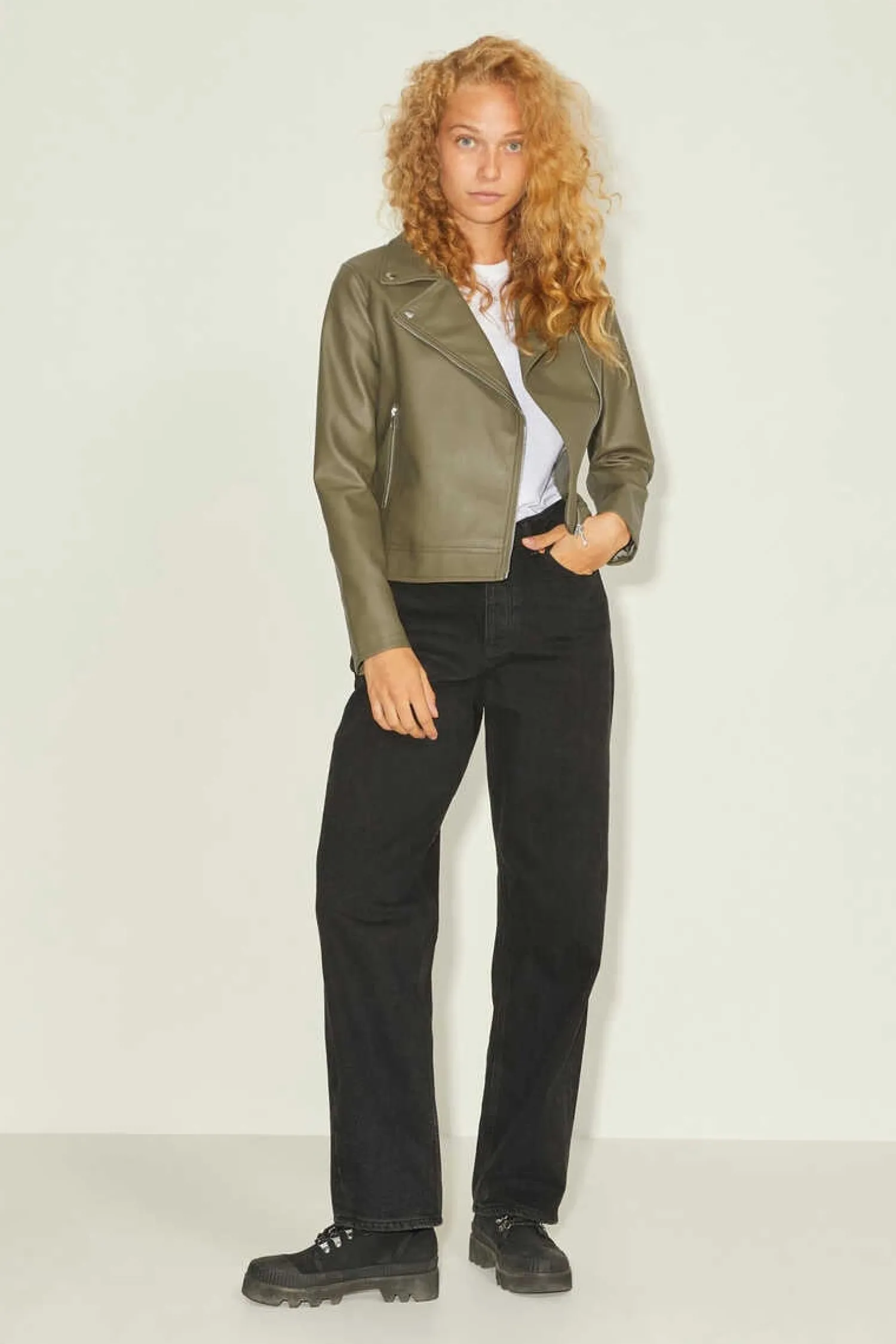 Jack & Jones Blusoes E Casacos-Blusao De Mulher De Couro