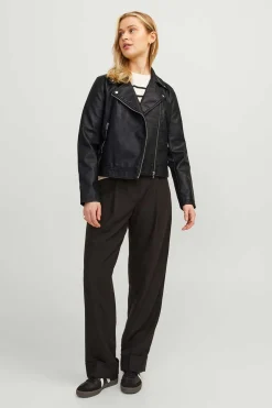 Jack & Jones Blusoes E Casacos-Blusao De Mulher De Couro