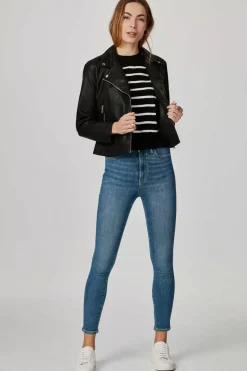 Jack & Jones Blusoes E Casacos-Blusao De Mulher De Couro