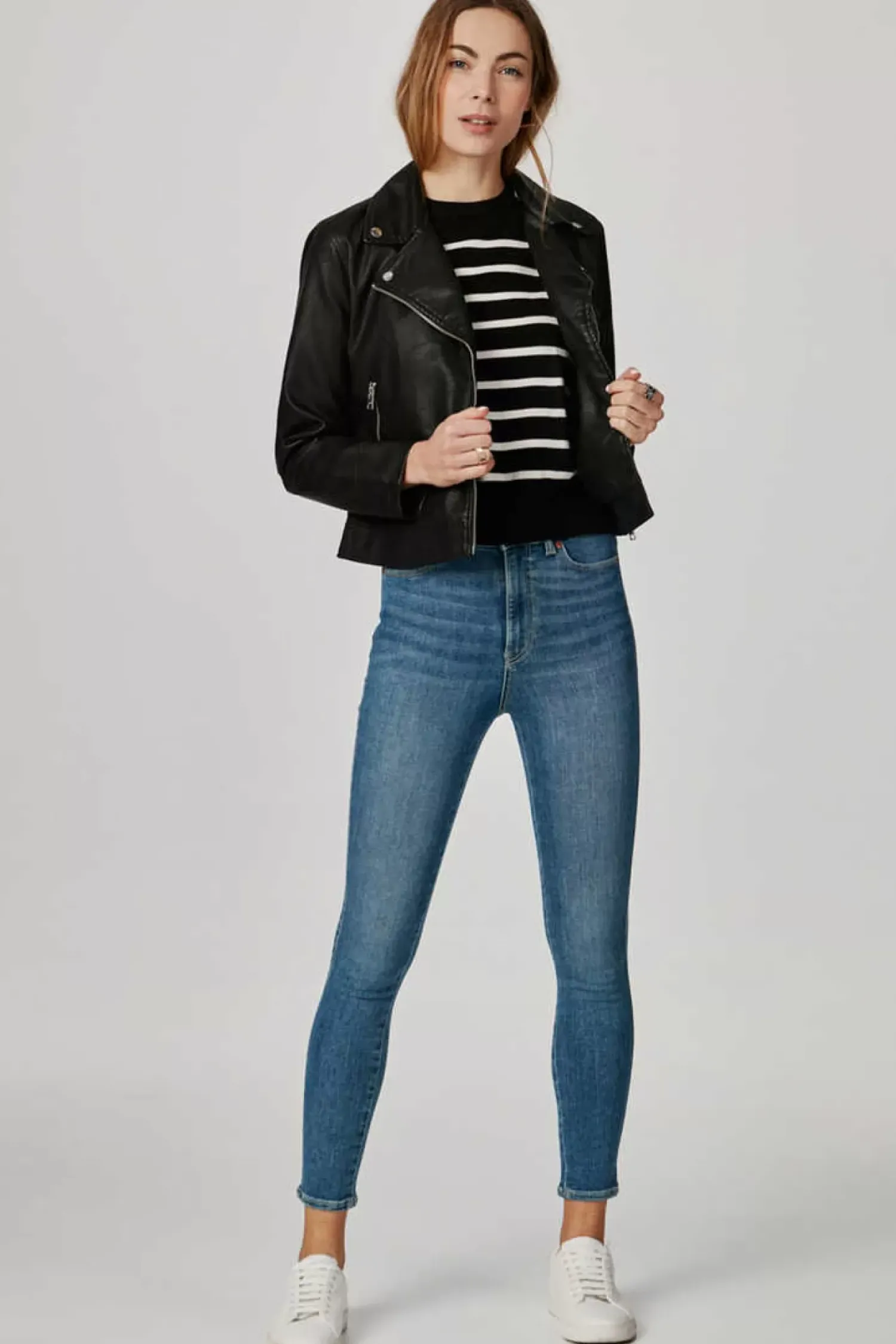 Jack & Jones Blusoes E Casacos-Blusao De Mulher De Couro