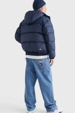 Tommy Jeans Blusao De Penas De Homem Alaska . Marinho