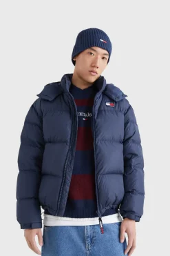 Tommy Jeans Blusao De Penas De Homem Alaska . Marinho