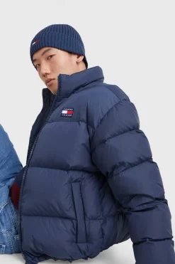 Tommy Jeans Blusao De Penas De Homem Alaska . Marinho