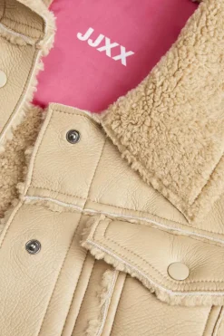 Jack & Jones Blusoes E Casacos-Blusao De Polipele Com Borrego