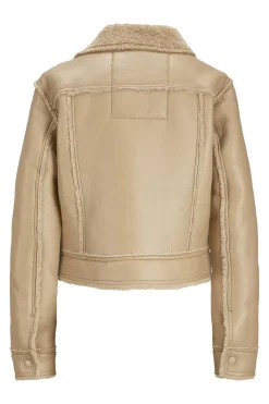 Jack & Jones Blusoes E Casacos-Blusao De Polipele Com Borrego