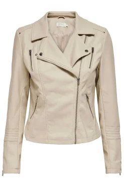 Only Blusoes E Casacos-Blusao De Polipele Estilo Biker