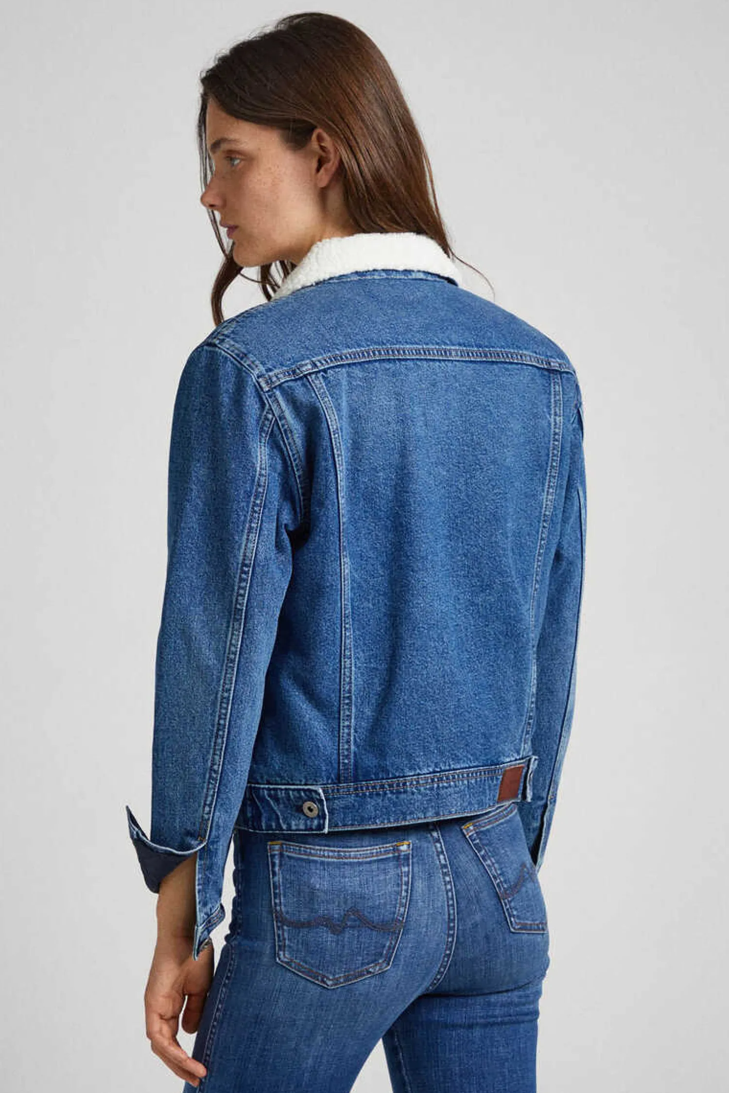 Pepe Jeans Blusoes E Casacos-Blusao Denim Forro La